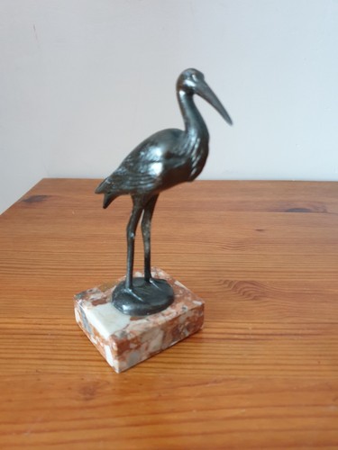 Sculpture héron régule - sculpture, en