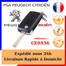 ✅Coque Clé Plip Peugeot 107 207 307 308 CE0536 Lame HU83 Boîtier 2 bouton