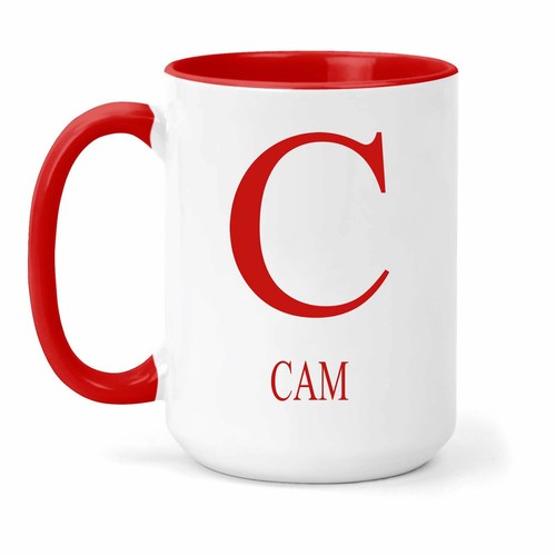 Chambre nom initiales tasse - nom, &