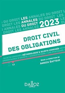Annales droit civil des - droit,