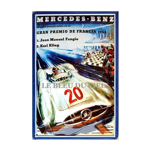 Plaque métal publicitaire - ,