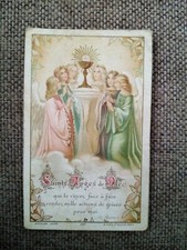 Ancienne image pieuse canivet