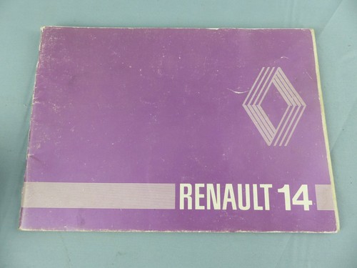 Mode emploi renault de - d'emploi, 14