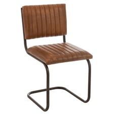 Chaise Déco en Cuir "Moderne"