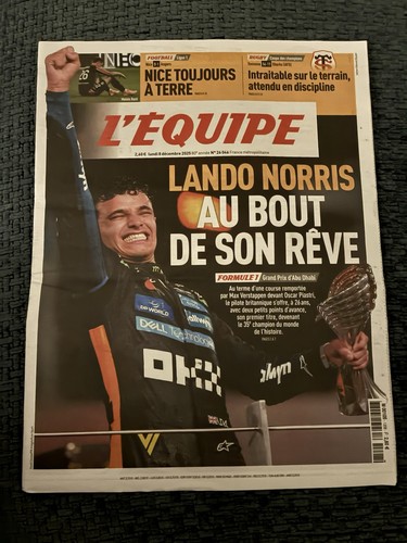 équipe décembre 2025 - l’Équipe,