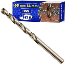 5 Pièces HSS Foret Metal