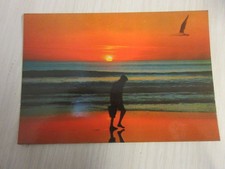 CP CARTE POSTALE PAYSAGE MARITIME COUCHER de SOLEIL - Ecrite