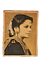 Vintage Indien Femme Portrait