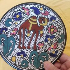 plat céramique décor