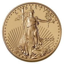 2008-W 1 Oz. 50 DOLLAR Pièce