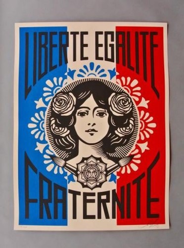 Sérigraphie signée shepard - signée,