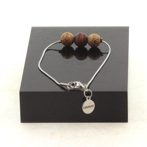 Bracelet acier inoxydable 1 - acier,