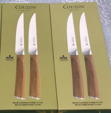 LOT DE 2 SETS DE 2 COUTEAUX À