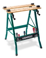 VONROC Établi pliant bambou |