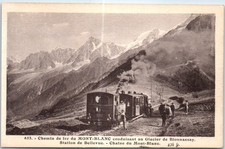 74 CHAMONIX - Le chemin de fer du mont blanc.