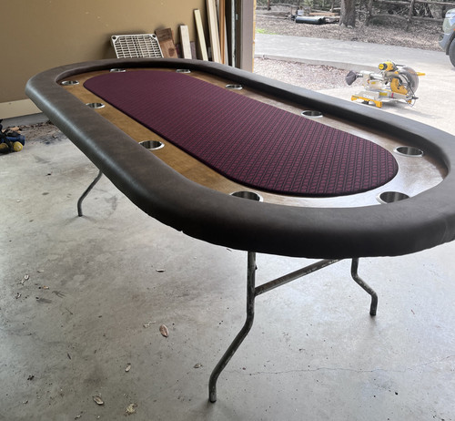 Player folding poker table - poker,