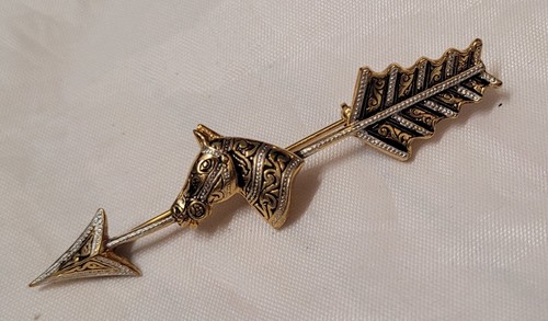 Ancien bijou broche flèche - bijou,