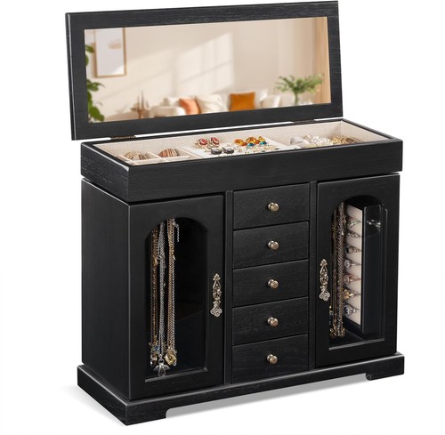 Boîte bijoux bois rustique - bijoux, 6