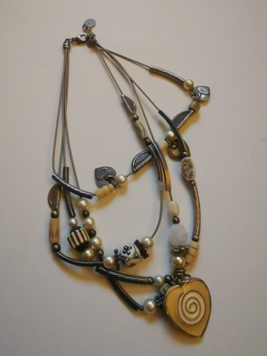 Collier métal vintage - , rangs