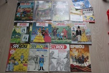 LOT DE 7 BD LES TUNIQUES BLEUES dont 5 EO + 4 Journaux SPIROU + Popstatic
