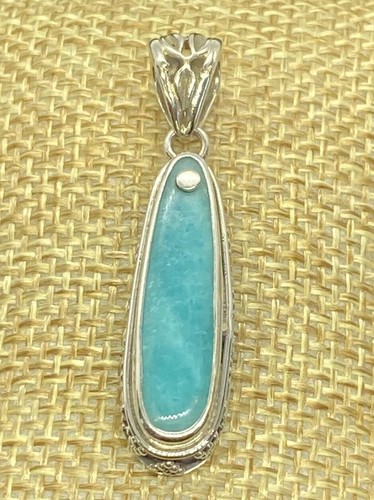 Amazonite tri dot - tri-dot, sterling