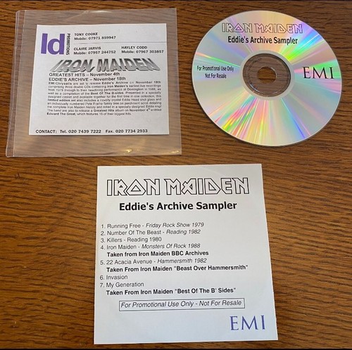 Iron maiden rare official - rare,