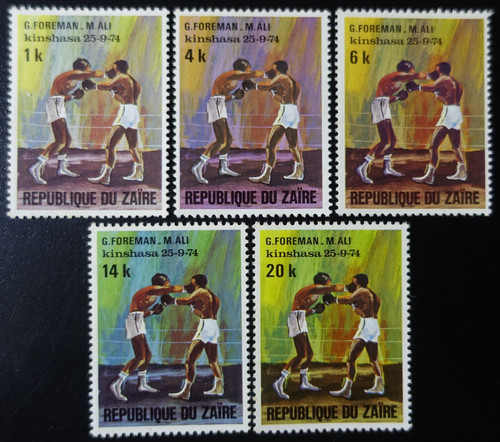 Timbres zaïre sport - timbres, du