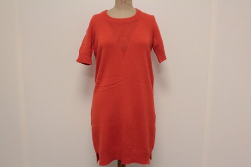Hermes robe orange motif - hermes,