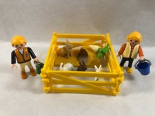 sympa enfant enclos lapin   Playmobil ( animaux , ferme , maison    ) 0476