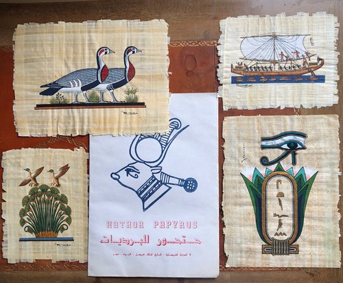 Lot hathor papyrus - lot, x