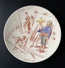 Assiette parlante ancienne