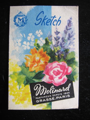 Carte parfumée ancienne