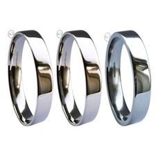 3mm 18ct or Blanc Plat Court