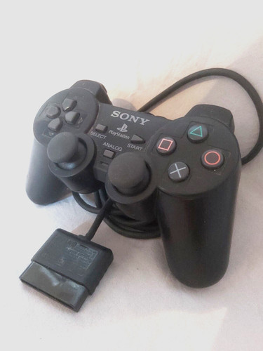 Manette ps2 noir - ps2, (officiel)