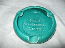 Ancien CENDRIER 100 ANS CIMENT