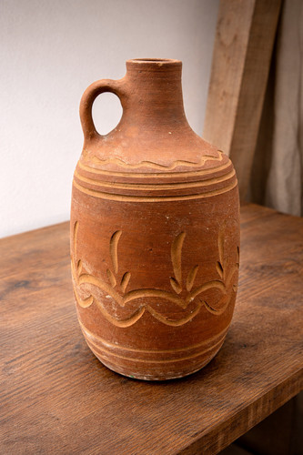 Ancienne cruche terre - terre, cuite