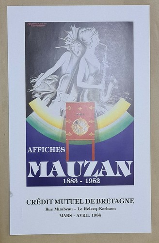 Mauzan florida 1984 affiche - mauzan,