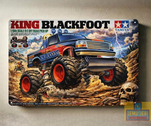 Tamiya king blackfoot car - tamiya, rc