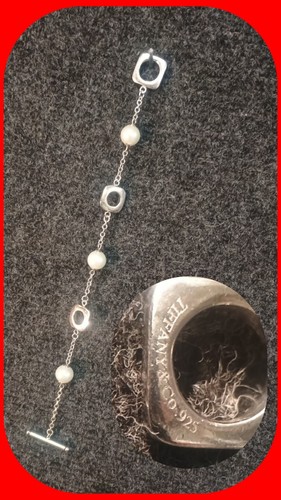 Bracelet tiffany co argent - bracelet,