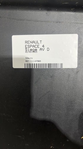 Siege avant droit renault - avant,