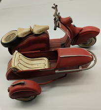Ancien Scooter Avec Side-Car