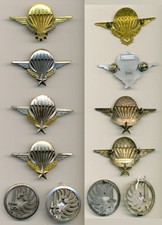 198 - Parachutiste TAP - Lot de 6 insignes divers