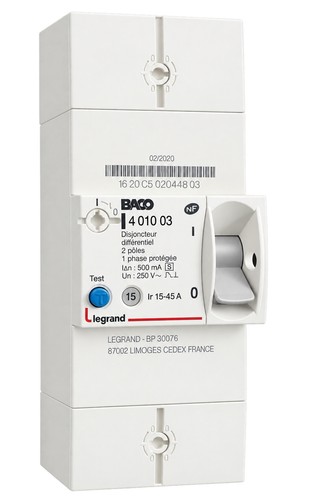 Legrand baco disjoncteur - legrand, de