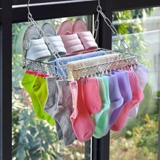  Cintres Pour Pantalons Poteau Etendoir Linge Portants À Vêtements Séchoir