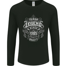 T-Shirt À Manches Longues Premium Legend 40e Anniversaire 1985 Pour Hommes