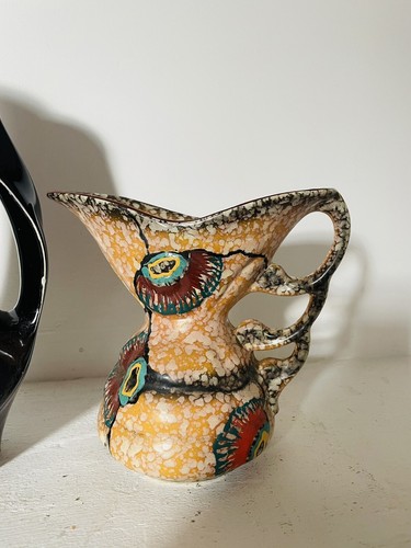 Lot avec vase un pichet - vase,