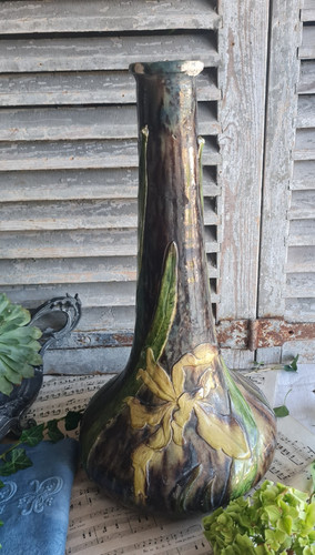 Ancien gros vase soliflore - ancien,