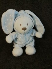 Doudou peluche ours blanc