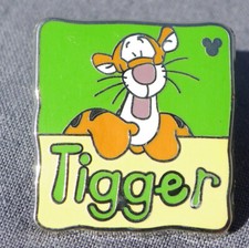 TIGGER DISNEY PINS TIGROU winnie l'ourson the pooh 2 of 5 cadre mickey vert