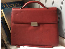 Cartable rouge Delsey cuir synthétique (GO/GO/V) D